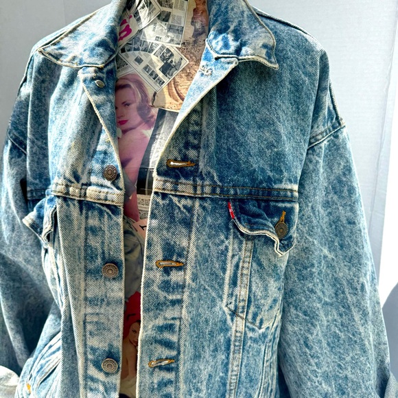 80’s/90’s Blue Acid Wash Trucker Jacket by Levi's